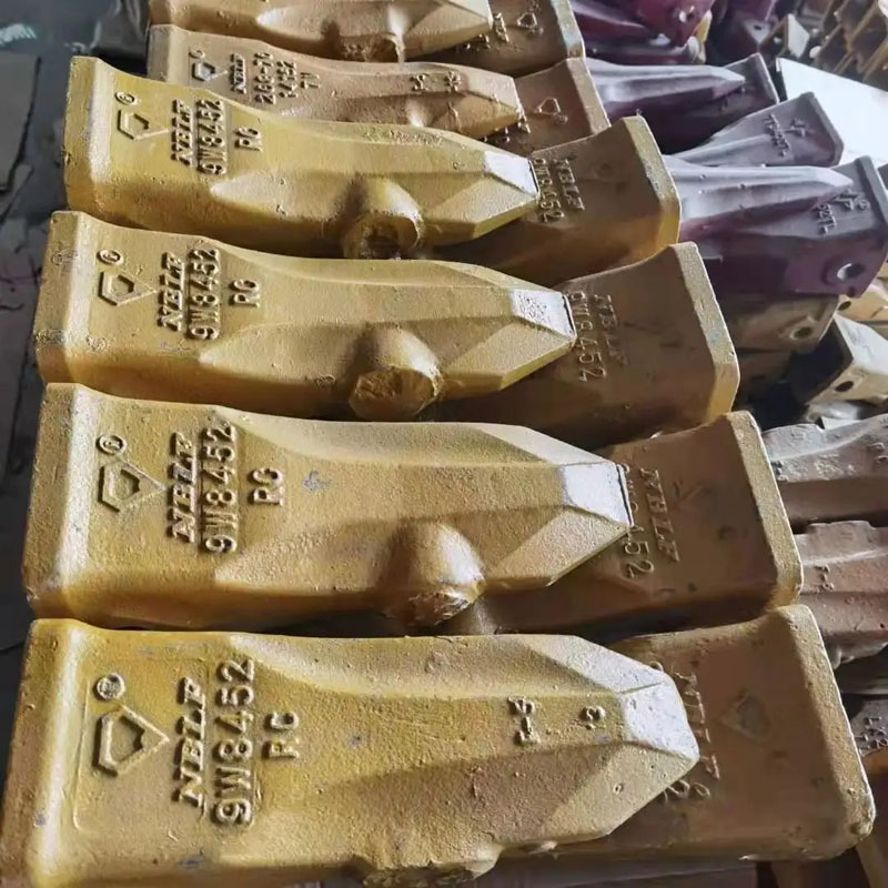 Afiar o dente da caçamba
